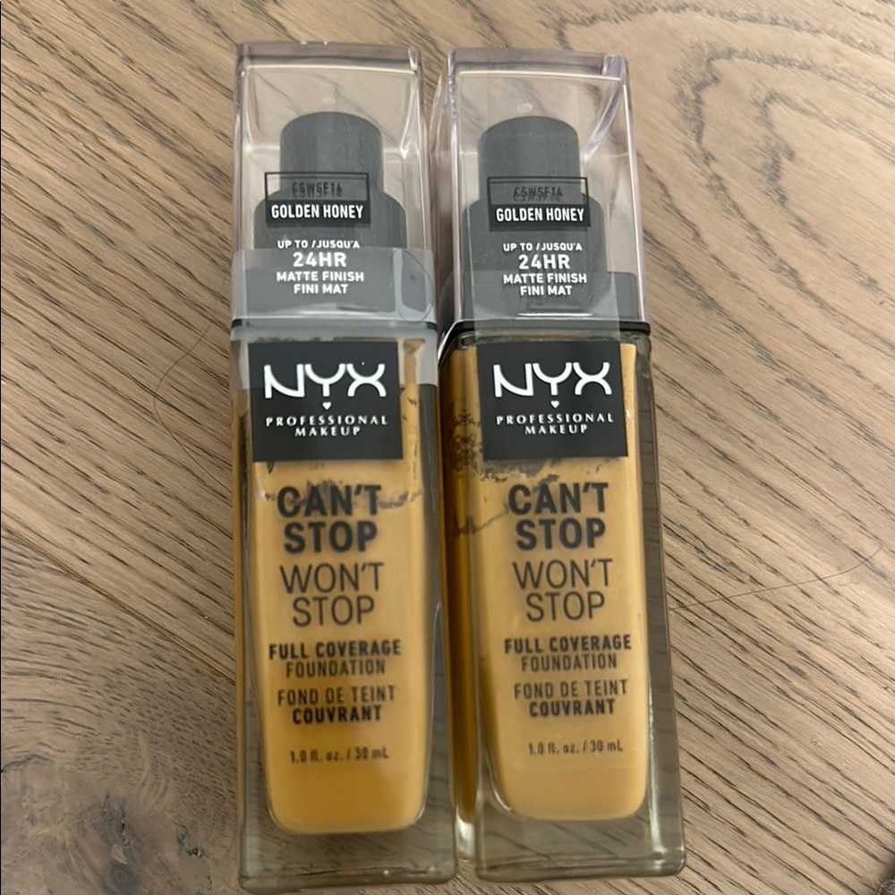 NYX Can't Stop Won't Stop Foundation Duo golden honey